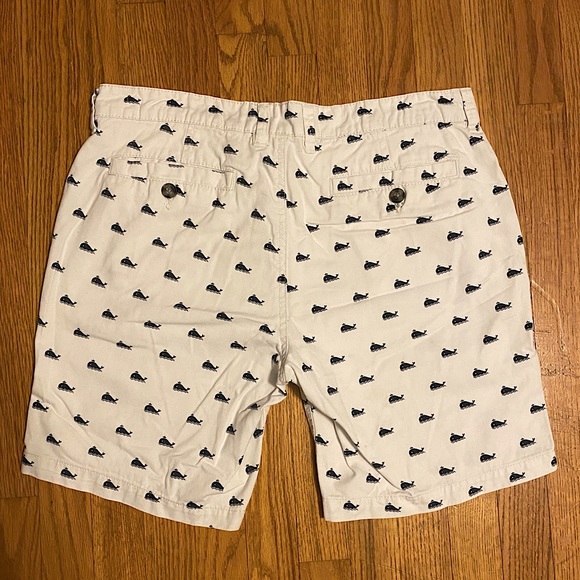 Whale Pattern Shorts - Picture 2 of 3